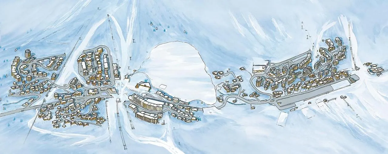 Grand 2 pièces traversant au Val Claret, 4 à 6 pers Tignes 0*,  France